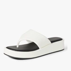 Amazon Essentials White Platform Sandals
